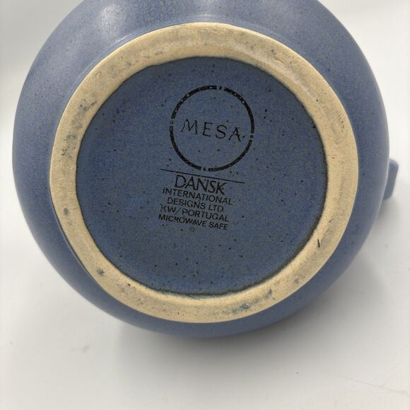DANSK Mesa Sky Blue 48oz Pitcher Southwestern Style Excellent Portugal Pottery - Picture 6 of 6